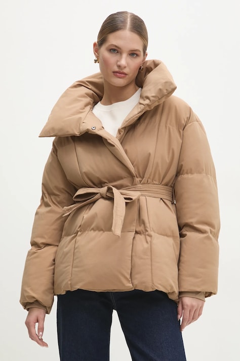 Яке Answear.LAB в бежово зимен модел