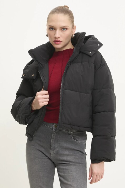 Answear Lab geaca femei, culoarea negru, de iarna