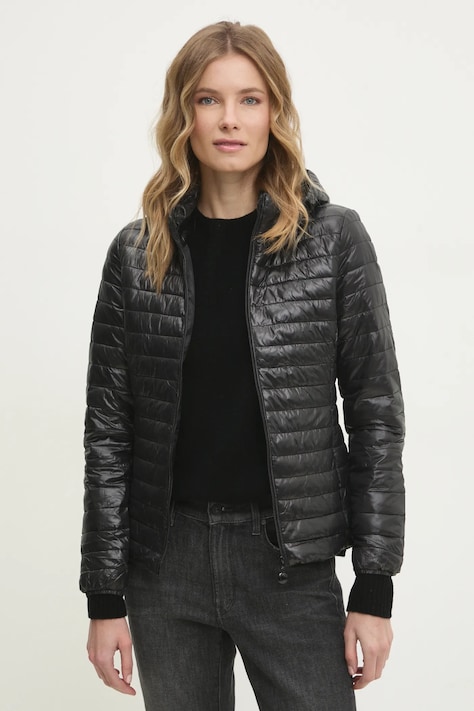 Answear Lab geaca femei, culoarea negru, de tranzitie