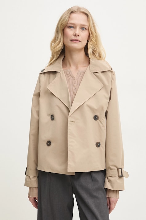 Куртка Answear.LAB женская цвет бежевый переходная