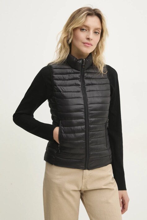 Answear Lab vesta culoarea negru, de tranzitie