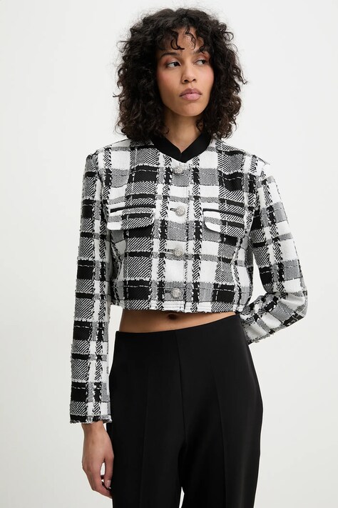 Answear Lab geaca culoarea negru, de tranzitie
