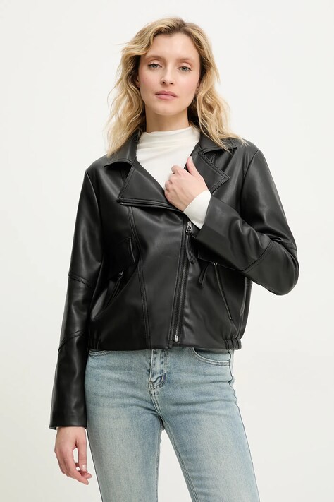 Answear Lab geaca culoarea negru, de tranzitie