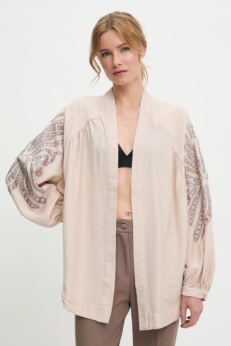 Suknjič Answear.LAB roza barva