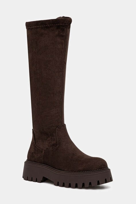 Answear.LAB csizma barna, női, platformos