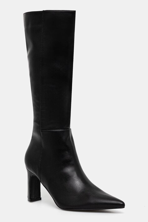 Answear Lab cizme femei, culoarea negru, cu toc drept, izolare usoara