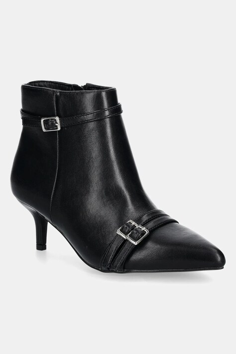Answear Lab botine femei, culoarea negru, cu toc cui