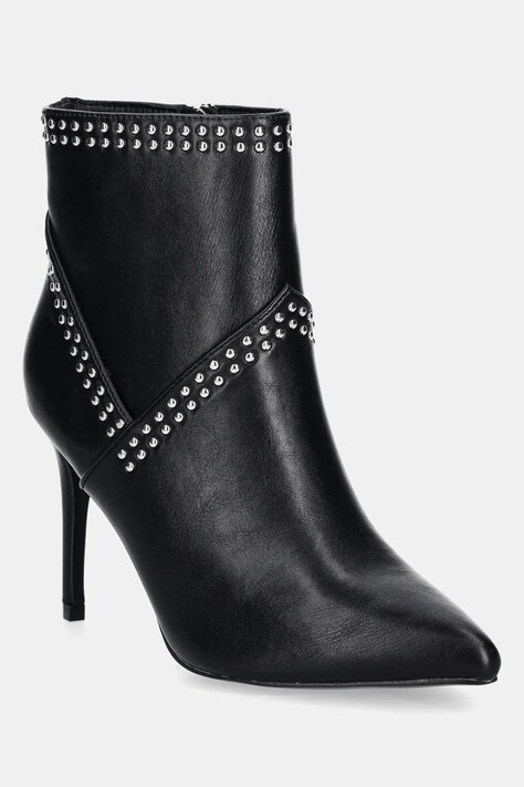 Answear Lab botine femei, culoarea negru, cu toc cui