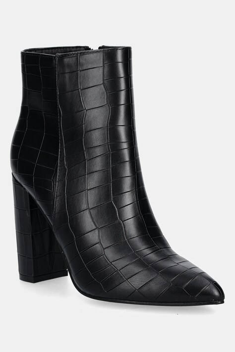 Answear Lab botine femei, culoarea negru, cu toc drept