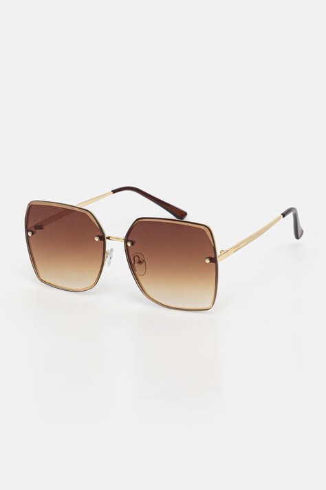 Answear Lab ochelari de soare femei, culoarea maro