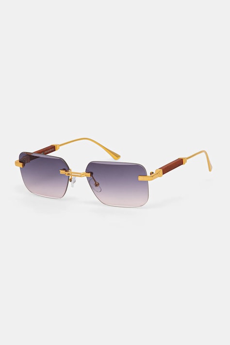 Answear Lab ochelari de soare femei, culoarea violet