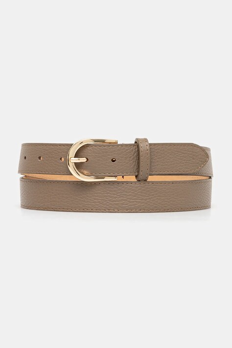 Answear Lab curea de piele femei, culoarea bej