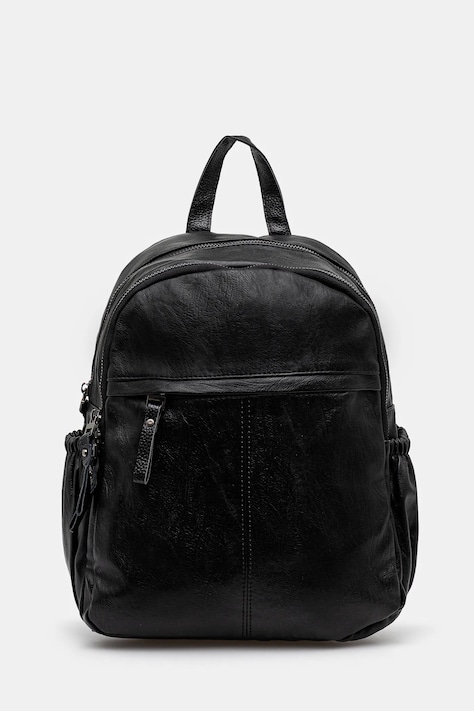 Answear Lab rucsac femei, culoarea negru, mic, neted