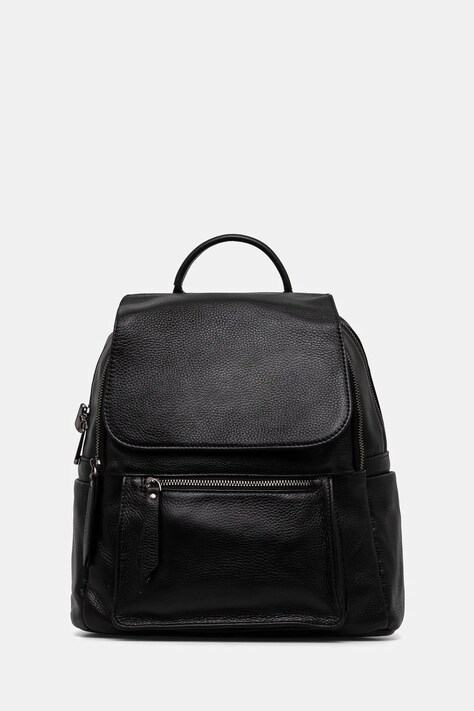 Δερμάτινο σακίδιο Answear.LAB γυναικεία, χρώμα: μαύρο