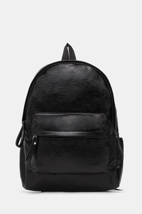 Раница Answear.LAB в черно голям размер с изчистен дизайн