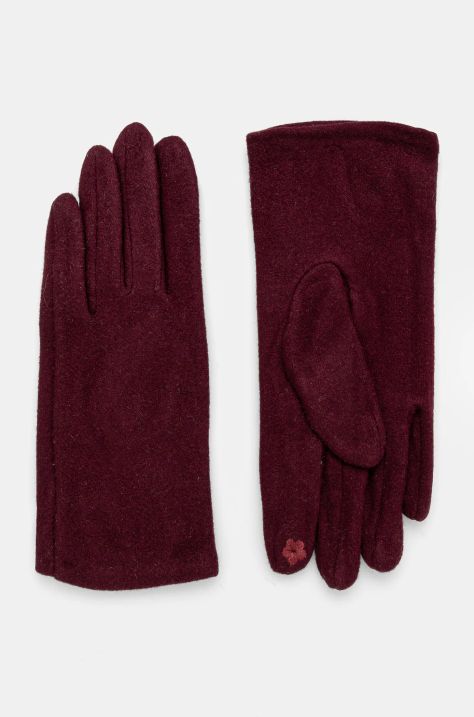 Перчатки Answear.LAB женские цвет бордовый