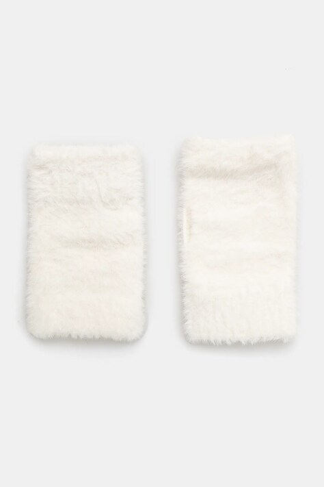 Answear Lab manusi crosetate fara degete femei, culoarea bej