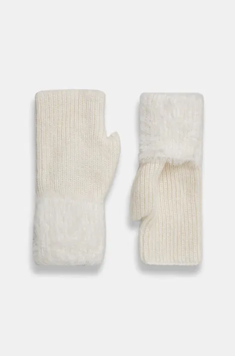 Вовняні мітенки Answear.LAB колір білий