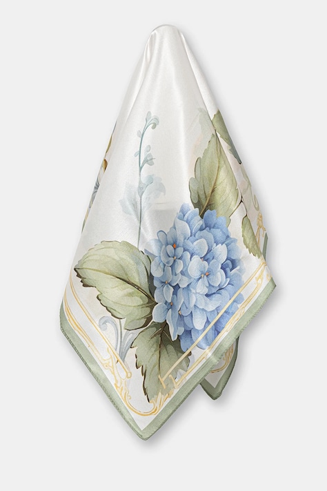 Μεταξωτό φουλάρι Answear.LAB χρώμα: μπεζ