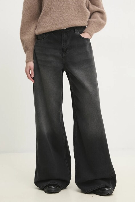 Answear Lab jeans femei, culoarea negru