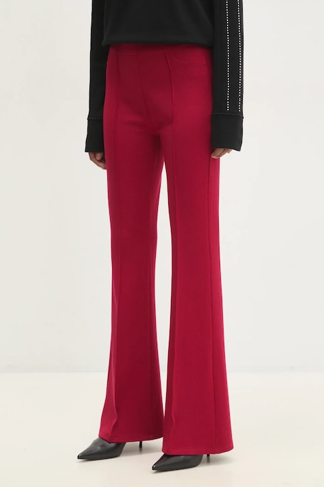 Hlače Answear.LAB ženske, rdeča barva