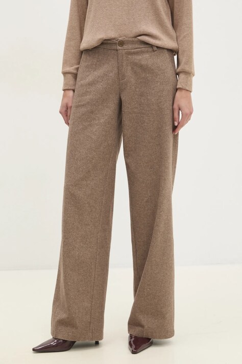 Answear Lab pantaloni donna colore marrone