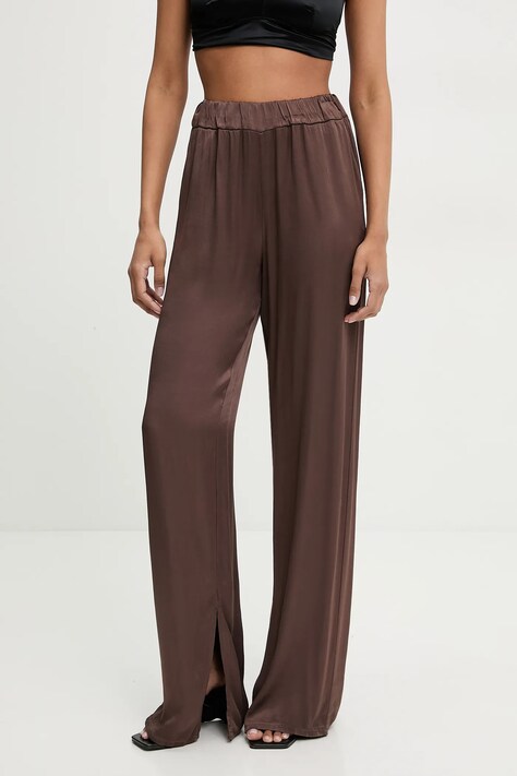 Answear Lab pantaloni donna colore marrone