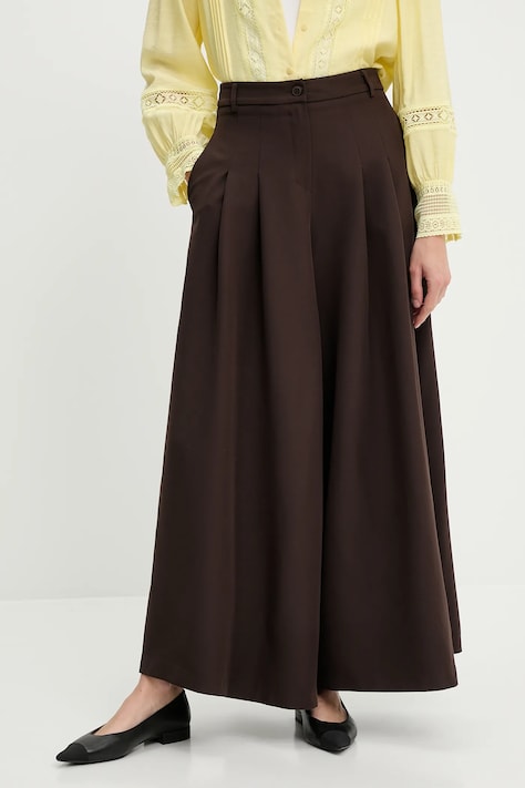 Answear.LAB pantaloni colore marrone