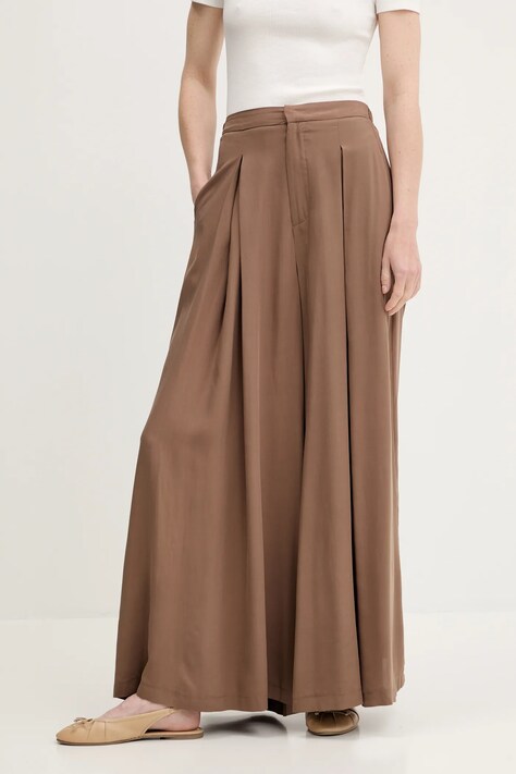 Answear Lab pantaloni donna colore marrone