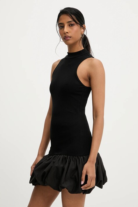 Answear Lab rochie culoarea negru, mini, mulată