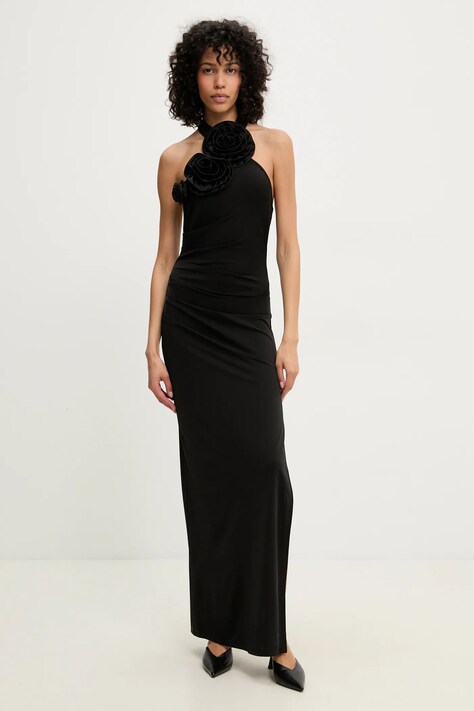 Answear Lab rochie culoarea negru, maxi, mulată