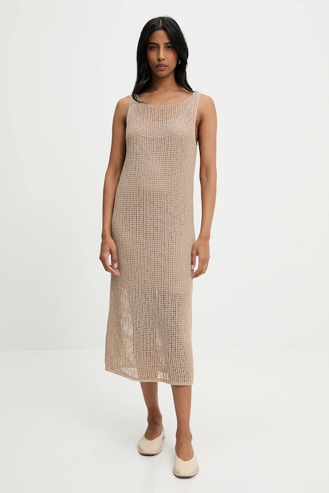Answear Lab rochie culoarea maro, mini, mulată