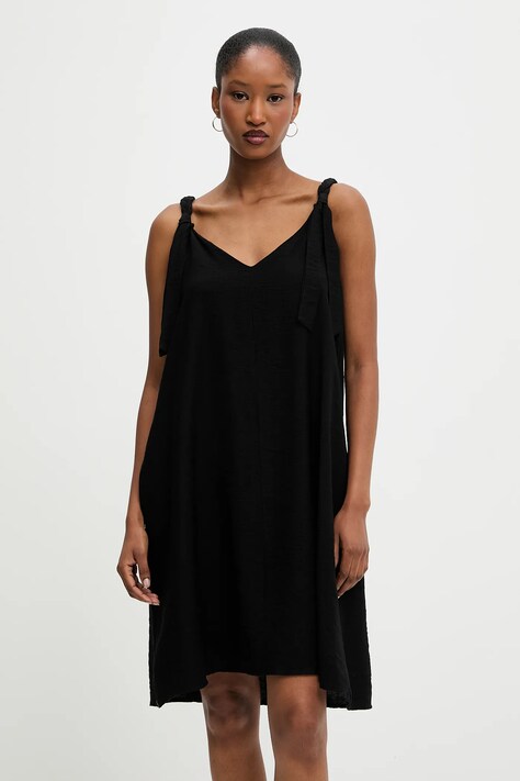 Answear Lab rochie culoarea negru, mini, evazată