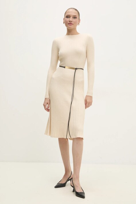 Šaty Answear.LAB béžová barva, mini