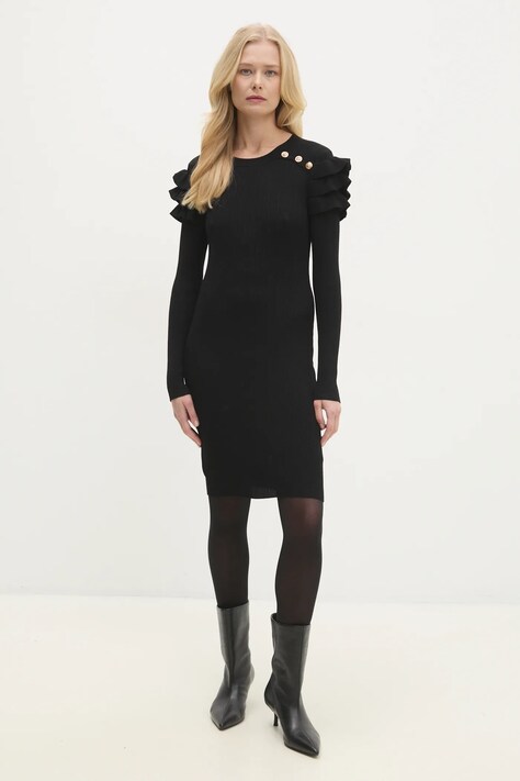 Answear Lab rochie culoarea negru, mini, mulată