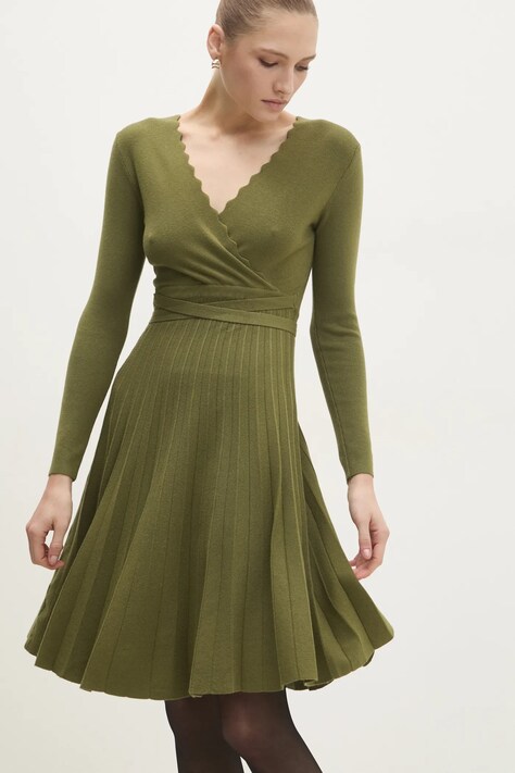 Šaty Answear.LAB zelená barva, mini