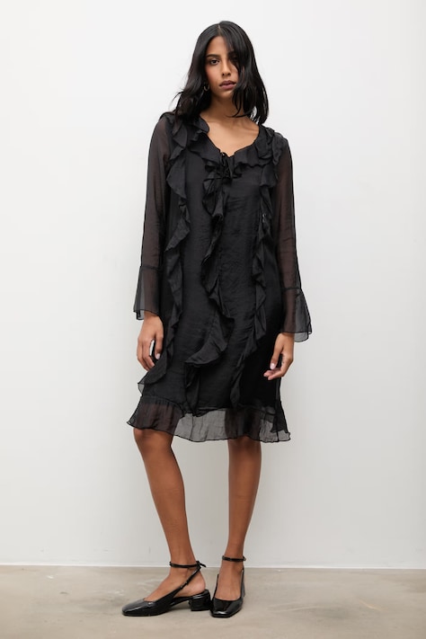 Платье Answear.LAB цвет чёрный mini прямое