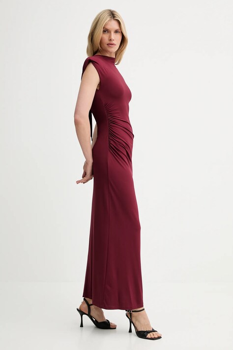 Answear Lab rochie culoarea rosu, maxi, mulată