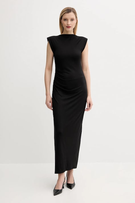 Answear Lab rochie culoarea negru, maxi, mulată