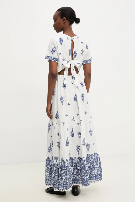 Šaty Answear.LAB tmavomodrá barva, maxi