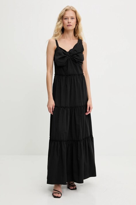 Answear Lab rochie culoarea negru, maxi, evazati