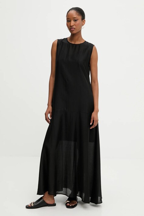 Answear Lab rochie culoarea negru, maxi, oversize