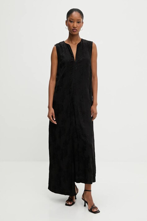 Answear Lab rochie culoarea negru, maxi, drept