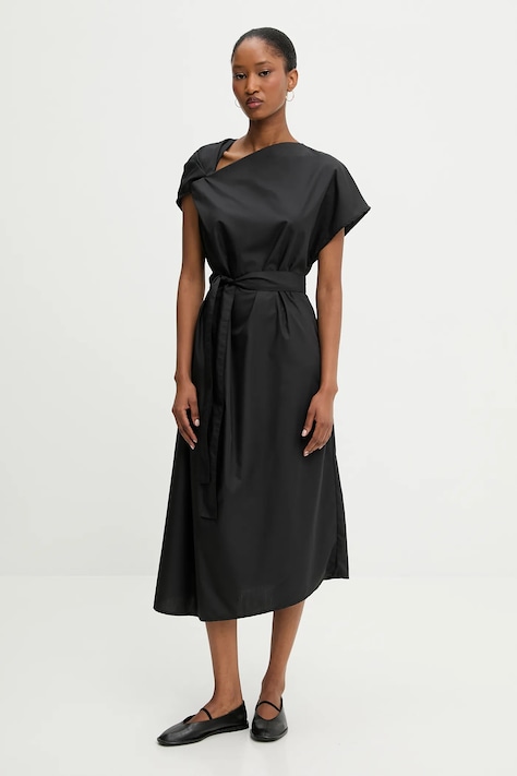 Šaty Answear.LAB černá barva, midi, oversize