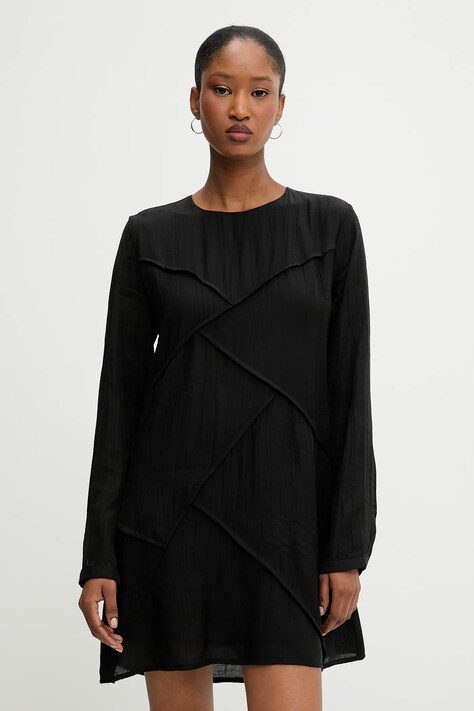 Answear Lab rochie culoarea negru, mini, dreaptă