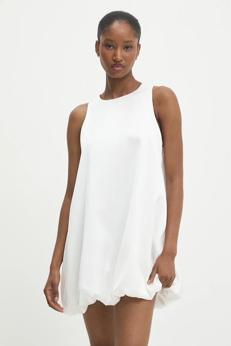 Answear Lab rochie culoarea alb, mini, evazată