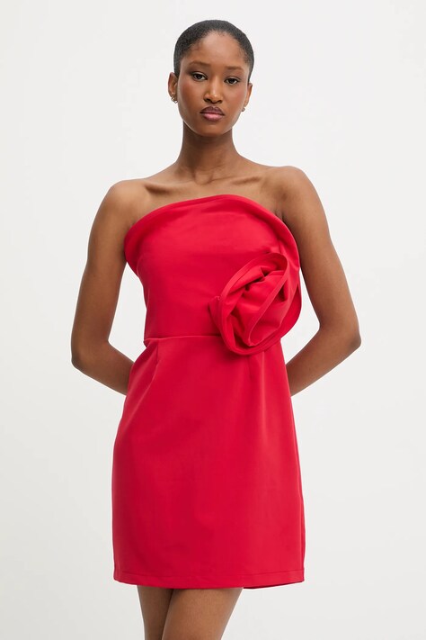 Answear Lab rochie culoarea rosu, mini, drept