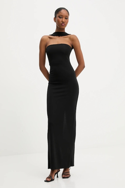 Answear Lab rochie culoarea negru, maxi, mulata