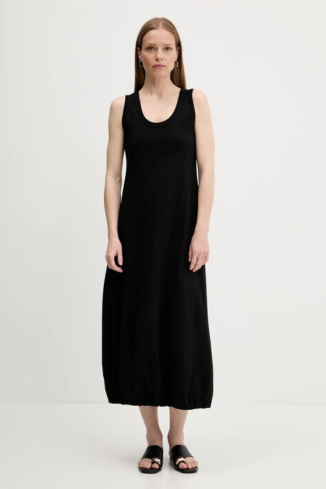 Answear Lab rochie culoarea negru, midi, drept