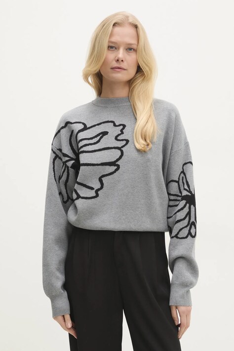 Svetr Answear.LAB dámský, šedá barva